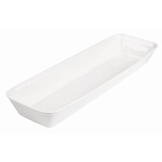 Churchill CE034 Counter Serve Baking Dish, Rectangular, 533 mm x 165 mm (Pack of 2)