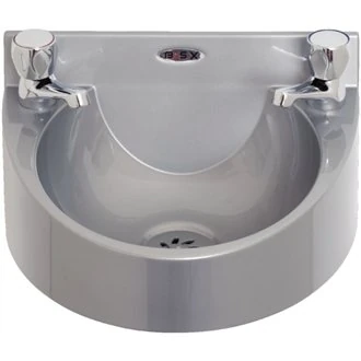 BasiX CE986 Hand Wash Basin, Basic Polycarbonate, Grey