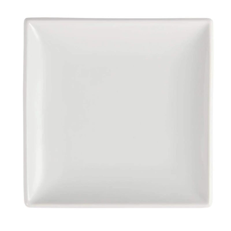 Olympia Whiteware Square Plate - 140mm (Box 12)