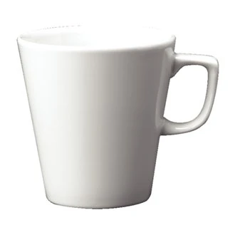 Nextday Catering W003 Churchill Whiteware Cafe Latte Mug, Plain, 16 oz. (Pack of 6)
