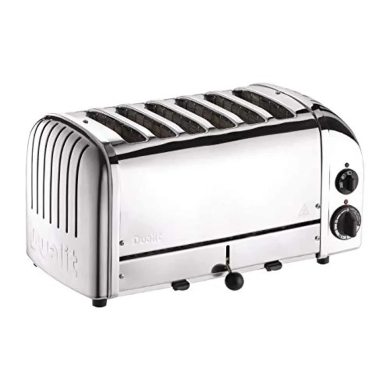 Dualit E972 Duality Bread Toaster, 6 Slice, Stainless Steel