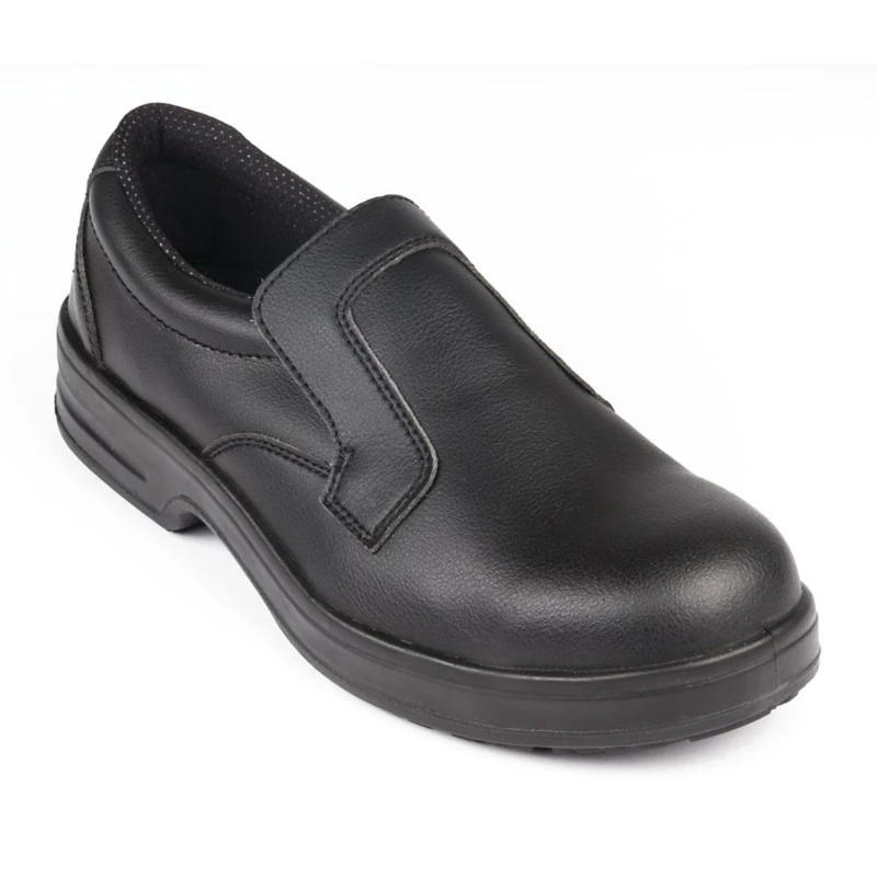 Lites Safety Footwear A845-38 Lites Safety Slip On, Size 38/UK 5, Black