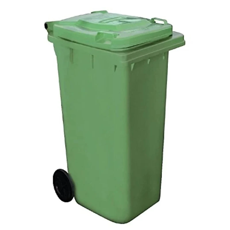Stalwart N097 Wheelie Bin, 120 L, Green