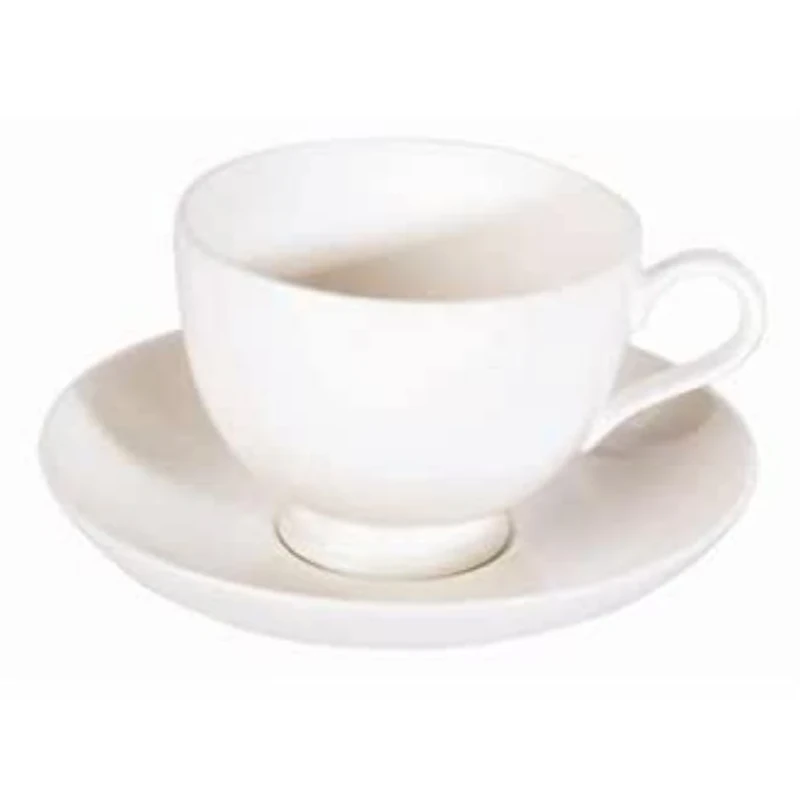 Royal Porcelain CG028 Classic Tea Cup, Capacity: 230 mL, White (Pack of 12)
