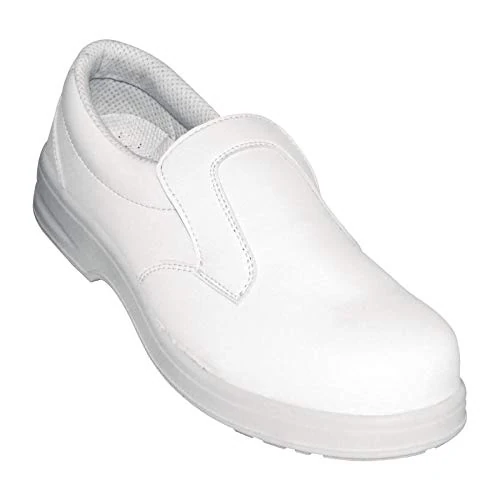 Lites Safety Footwear A801-40 Lites Safety Slip On, Size: US 40, UK 65, White
