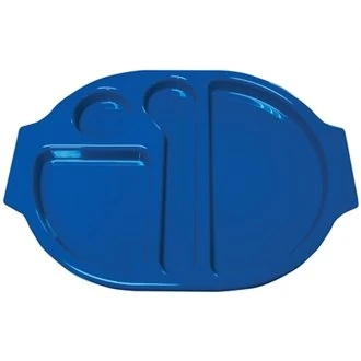 Kristallon DL129 Food Compartment Trays, Small, Blue (Pack of 10)