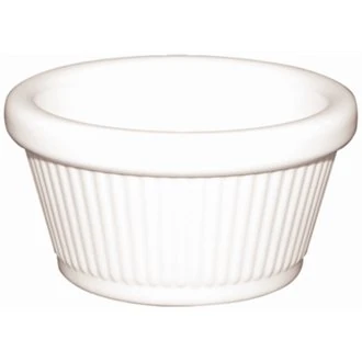 Kristallon T839 Fluted Ramekin, 89 mm, 3.5" Diameter, 113.75 mL (Pack of 12)