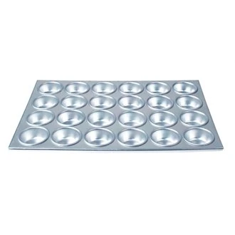 Stalwart C563 Vogue Muffin Tray, 24 Cups, Aluminium