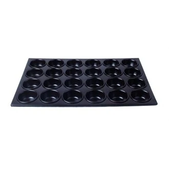 Stalwart C564 Vogue Aluminium Non-Stick Muffin Tray, 24 Cups