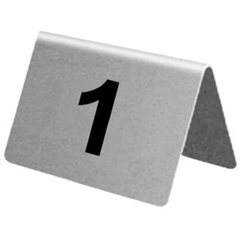 Stalwart U047 Stainless Steel Table Numbers Set