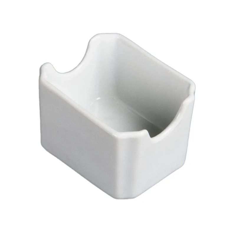 Olympia White Ware Sachet Holders Porcelain Case Storage White 70X90mm 6pc