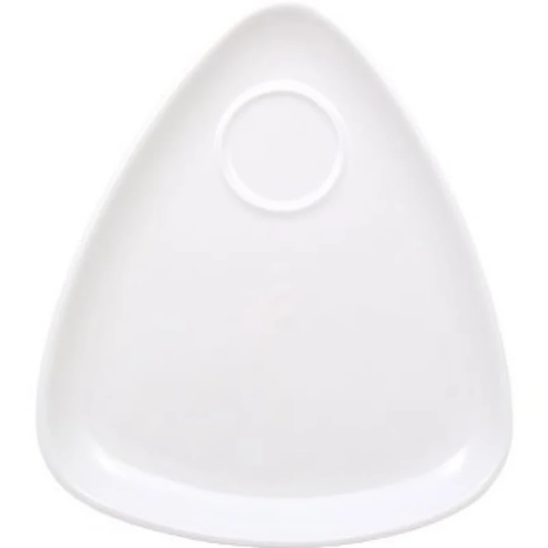 Churchill P347 Snack Attack Plate, White, 24.4 cm/9.5 Inch, Pack of 6