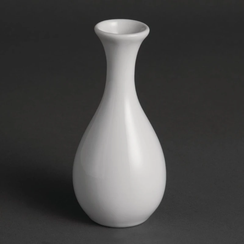 Olympia Whiteware Bud Vase - 125mm (Box 12)