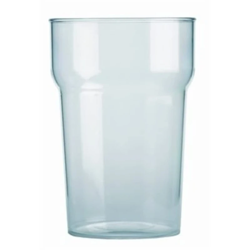 Stalwart CC564 Polycarbonate Nonic Stacking Pint Glass