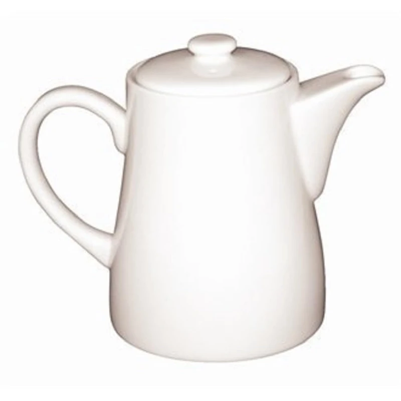 Olympia Whiteware Tea/Coffee Pot - 310ml 10.48fl oz (Box 4)