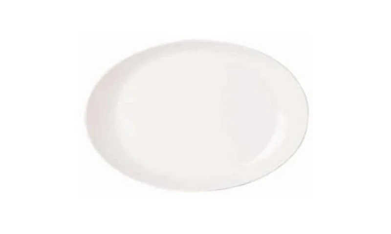 Royal Porcelain CG016 Royal Porcelain Classic Oval Plates, 340 mm, White