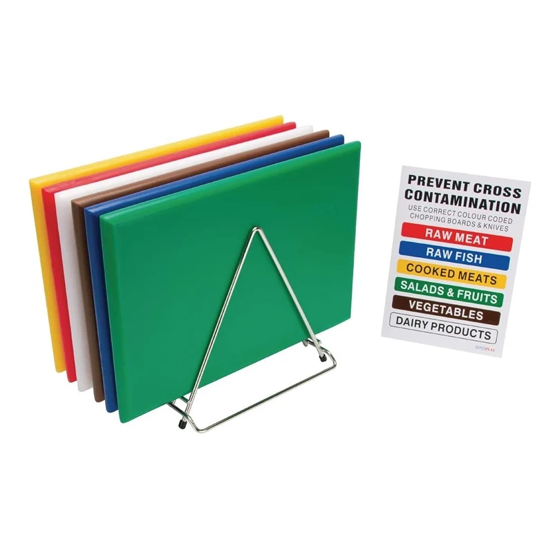 Hygiplas Chopping Board Pack Extra Thick - 24(H) x 455(W) x 305(L) mm - 6 pc