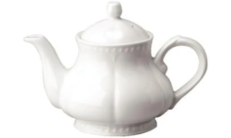 Churchill Tableware P865 Buckingham Tea Pot, 1 Pint, White (Pack of 4)