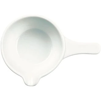 Churchill CE768 Mini Sauce Pan, White, 11 cL/4 oz. Capacity, Pack of 6