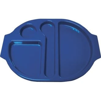 Kristallon U038 Food Compartment Trays, Blue (Pack of 10)