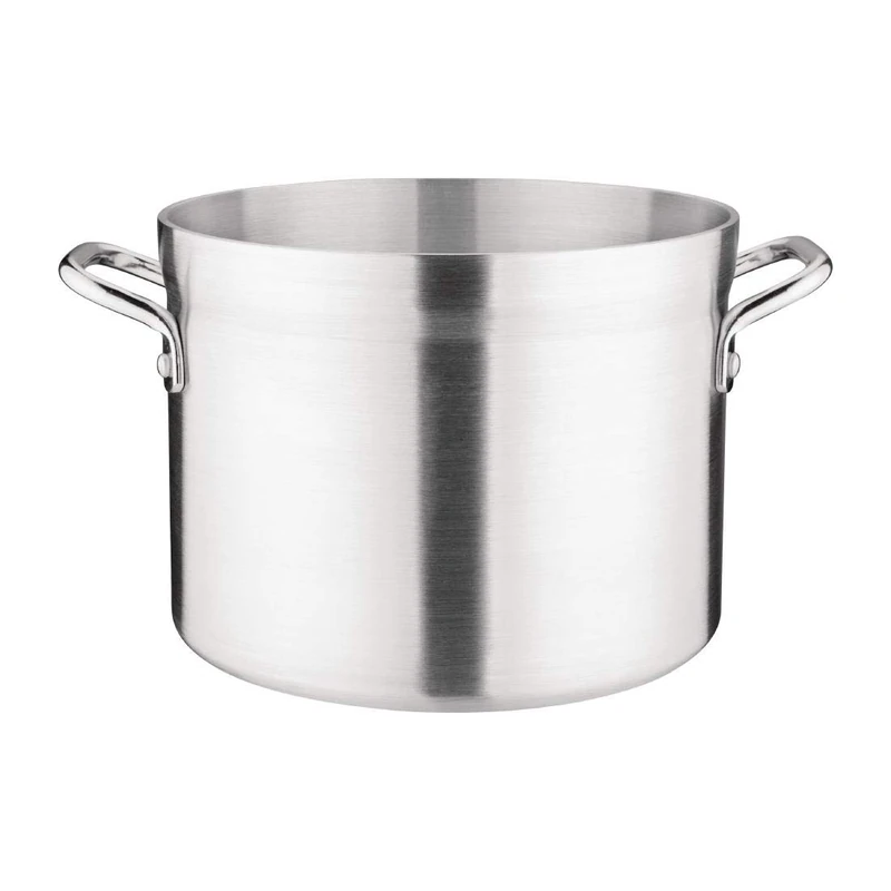 Vogue Deep Boiling Pot 7.6 Litre/235(Dia)mm, Aluminium, Stock Pot, Stew Pot, Lid Sold Separately (S356), S348