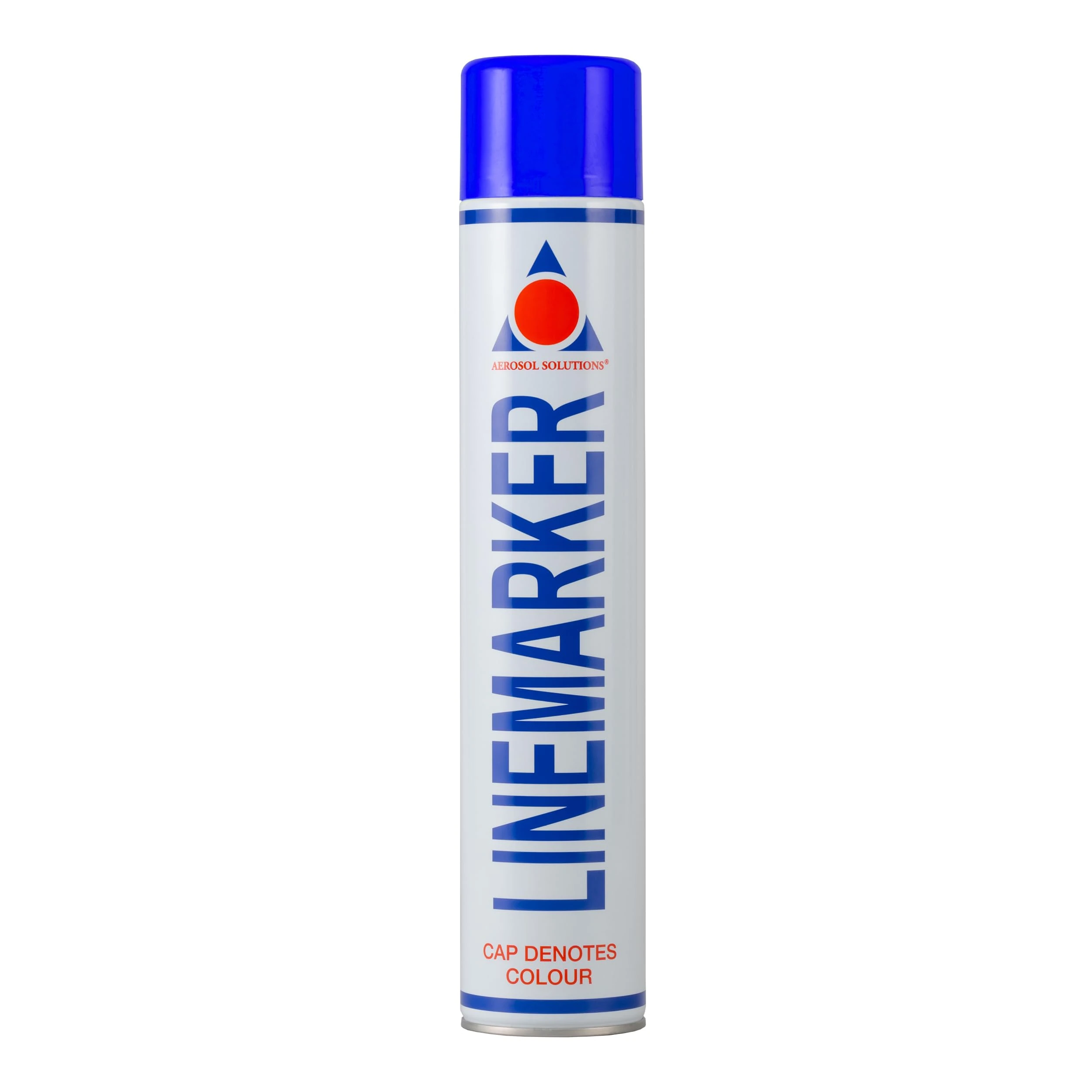 Aerosol Solutions Road Line Marker Spray Paint Blue 750ml – Professional Marking Aerosol for Sports Fields, Car Parks, Construction & Warehouse Lines