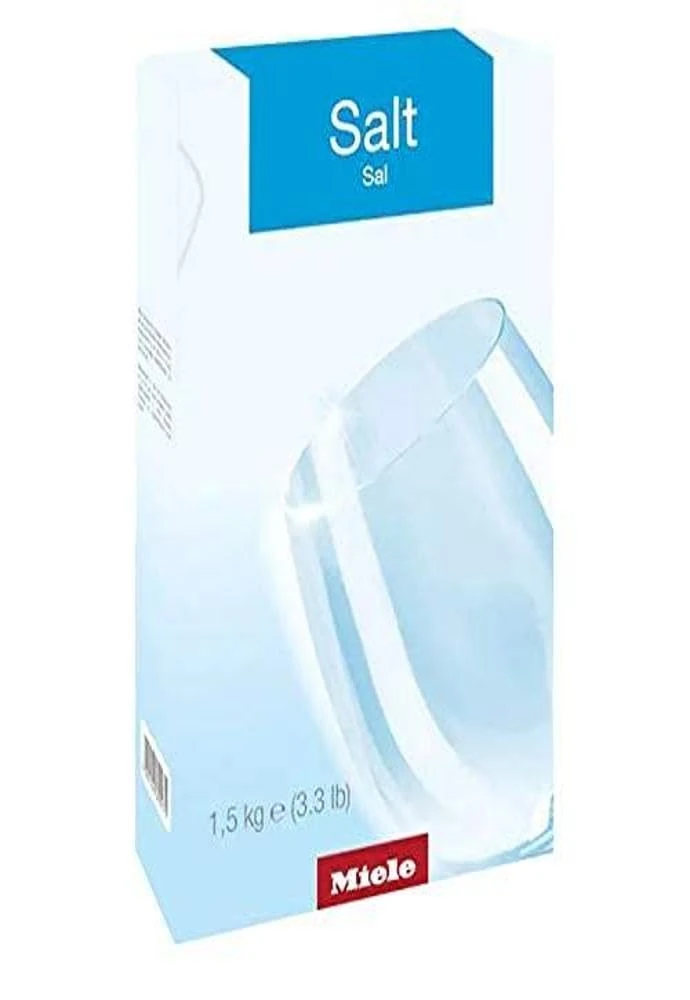 Miele Dishwasher Salt 1.5kg, 1 Pack, Solid, Unscented