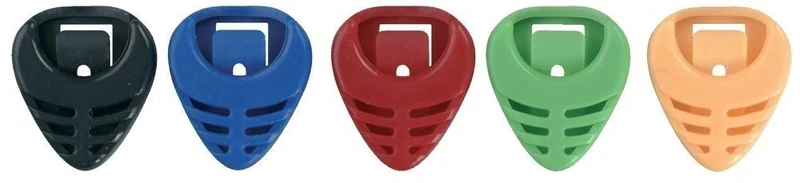GEWA Fire Stone Plectrum/Pick Holder, for multiple picks, assorted colors, self-adhesive, 20 pieces