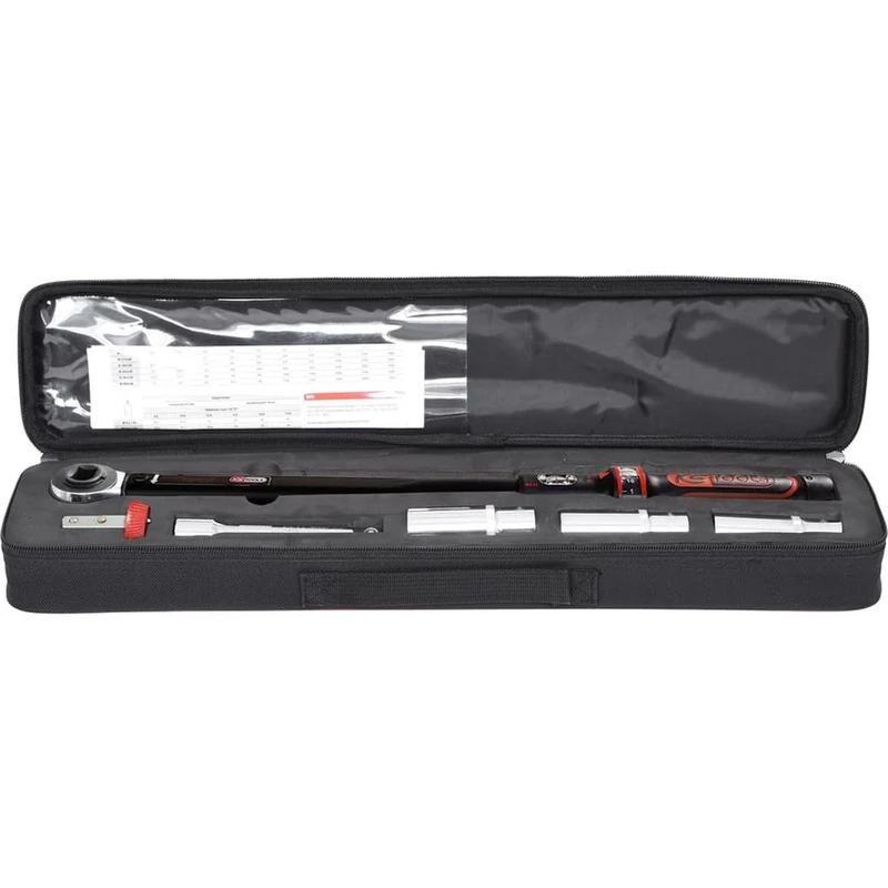 KS Tools 516.1905 1/2-inch 20-200Nm Ergobasic Torque Wrench Set with Bag (5 Pieces)