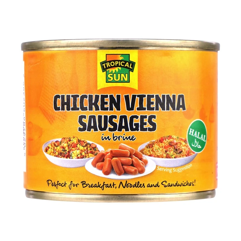 Tropical Sun Chicken Vienna Sausages 200g (Pack of 12)