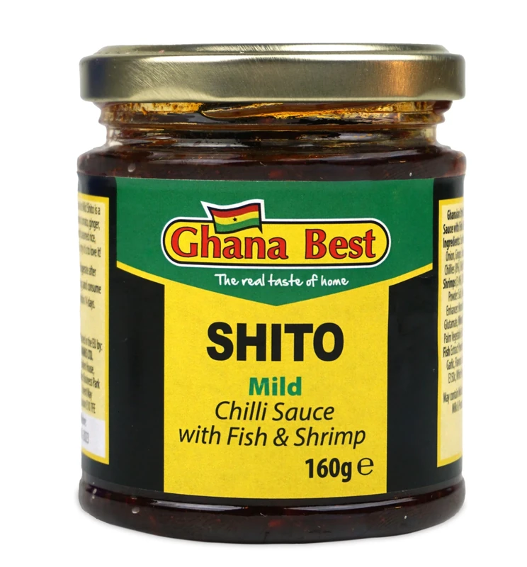 Ghanabest Shito Mild 160 g (Pack of 12)