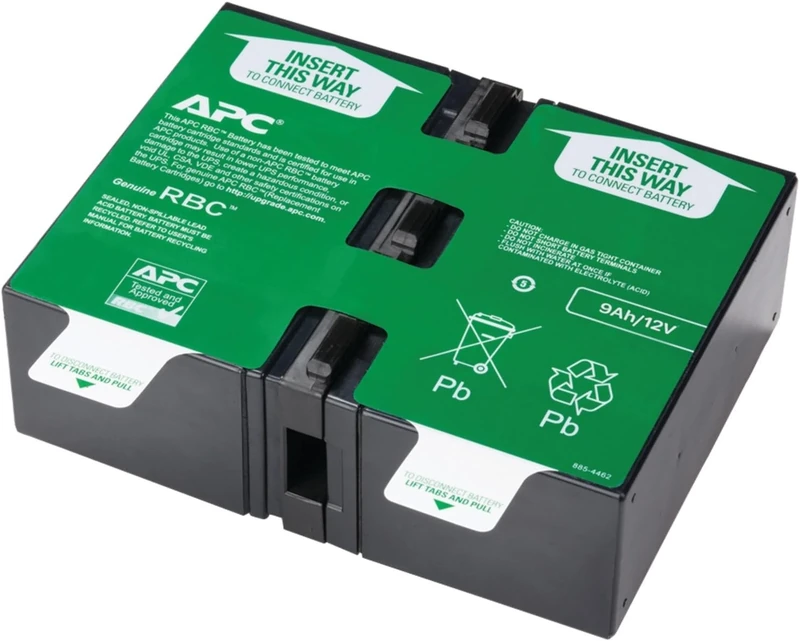 APC by Schneider Electric APCRBC124 UPS Replacement Battery Cartridge for APC - BR1200GI, BR1500GI and Select Others
