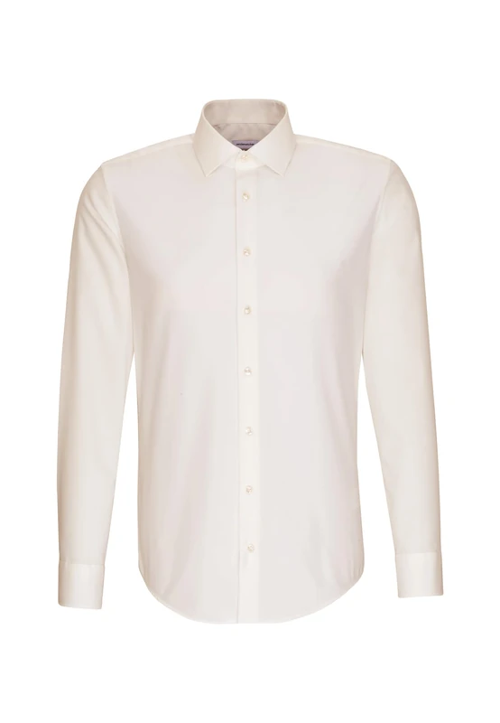 Blacke Rose Men's KENT SR Business Long Sleeve Formal Shirt, Beige (Ecru 21), 42