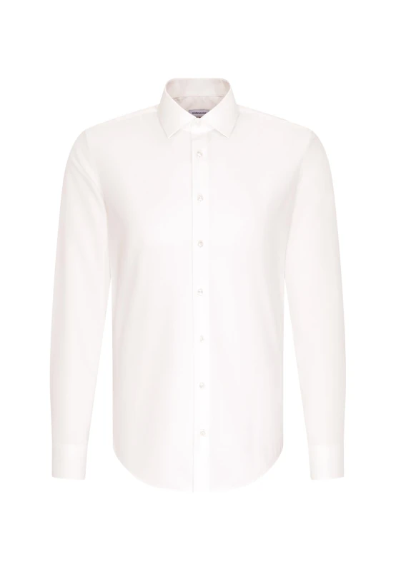 Seidensticker men's business shirt - shaped fit - non-iron - Kent collar - long sleeve - 100% cotton