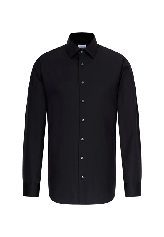 Seidensticker men's business shirt - shaped fit - non-iron - Kent collar - long sleeve - 100% cotton