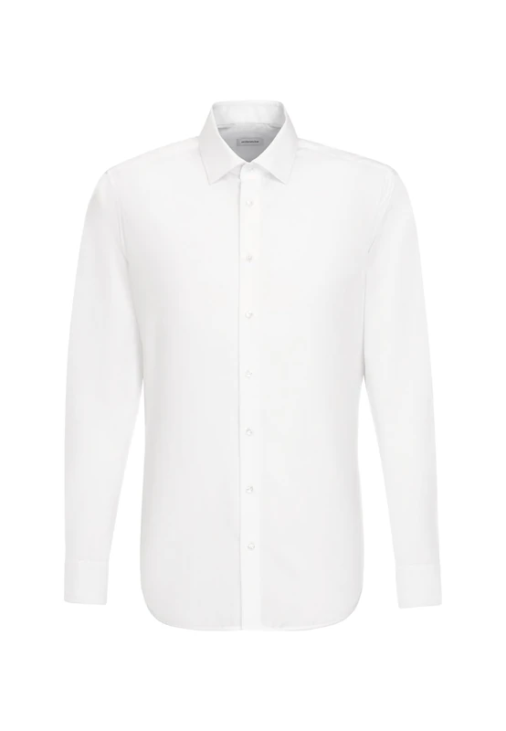 Seidensticker men's business shirt - shaped fit - non-iron - Kent collar - extra long sleeves - 100% cotton - Image 1