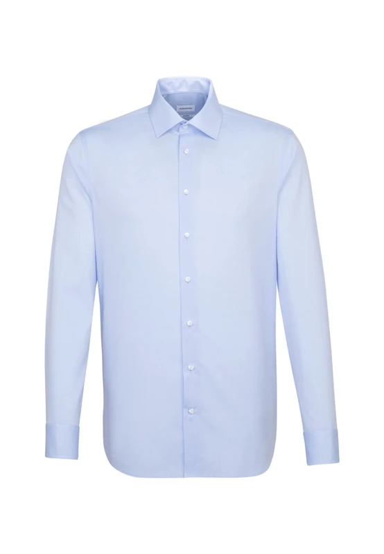 Seidensticker men's business shirt - shaped fit - non-iron - Kent collar - long sleeve - 100% cotton