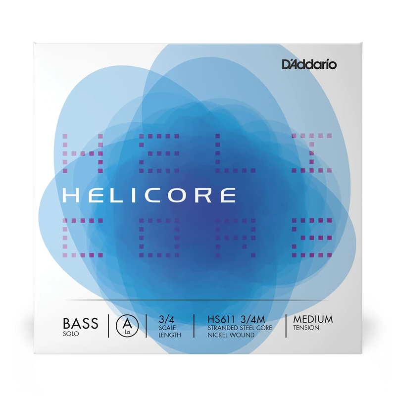 D'Addario Helicore 3/4 Scale Medium Tension Solo Bass Single A String