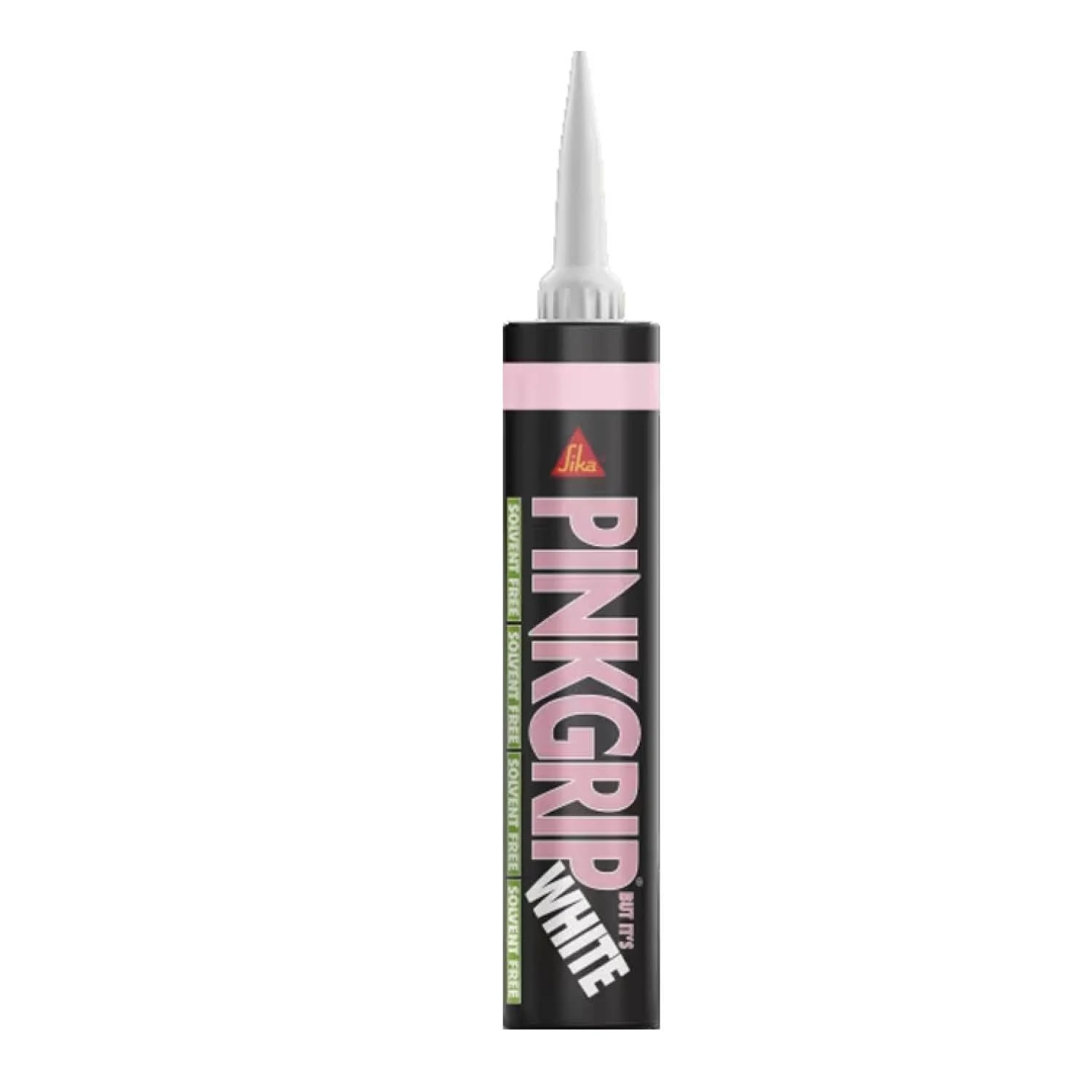 Sika Pinkgrip Solvent Free Grab Adhesive – Overpaintable – Ideal for Interior Use – White – 380ml