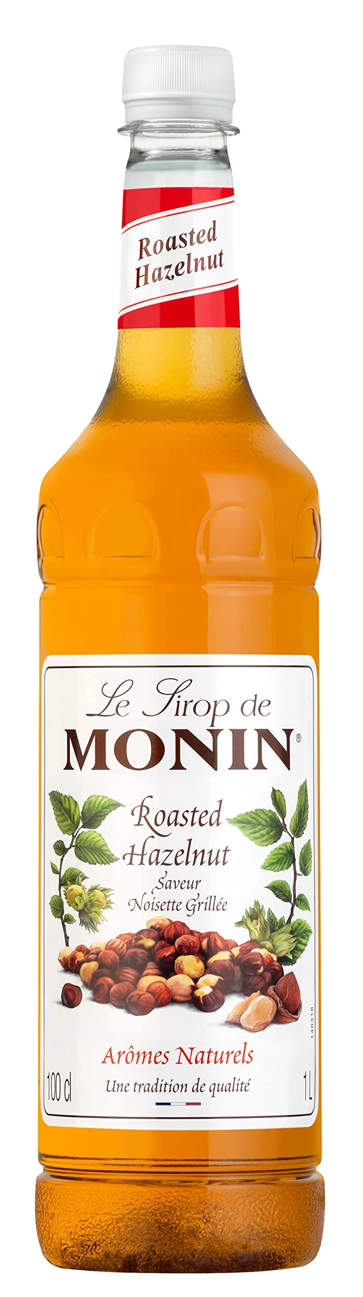 Monin Roasted Hazelnut Syrup - 1ltr Bottle
