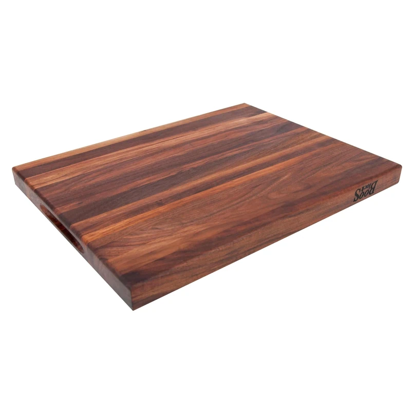 Boos Block Walnut Chopping Board - Thick Wooden Chopping Board - Butchers Block Cutting Board - Safe for Food Preparation - 20 x 15 x 1.5 Inches