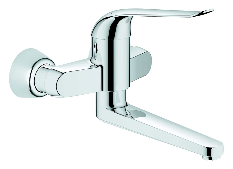 GROHE 32773000 Euroeco Special Basin Mixer Tap, Wall Mounted