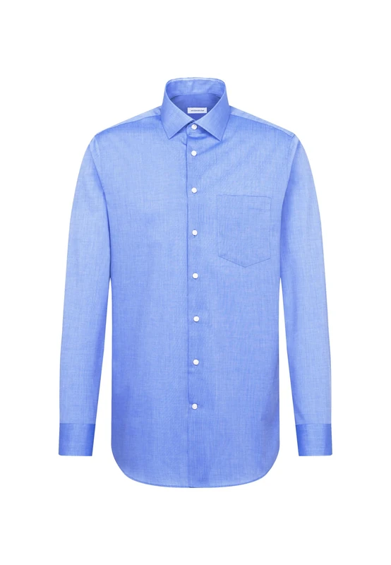 Seidensticker men's business shirt - regular fit - non-iron - Kent collar - long sleeve - 100% cotton