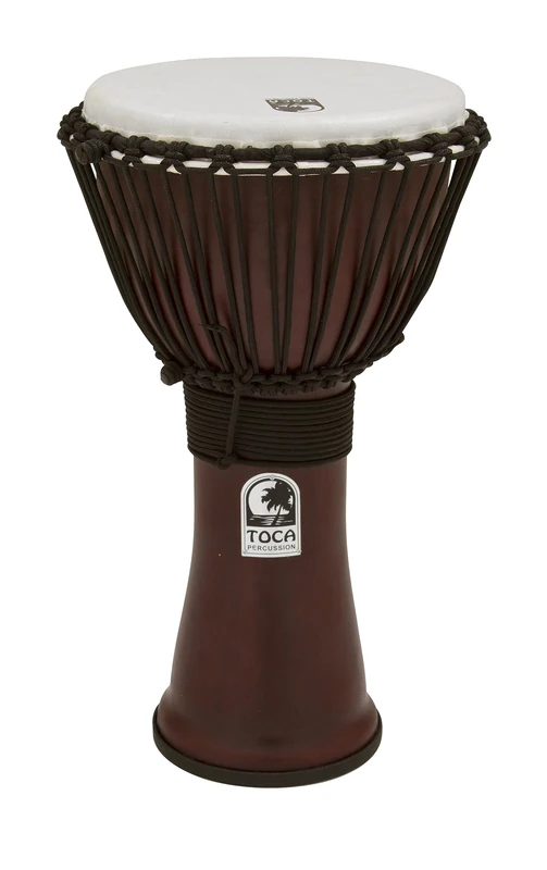 Toca 10-Inch Freestyle II Synthetic Head Djembe - Dark Red