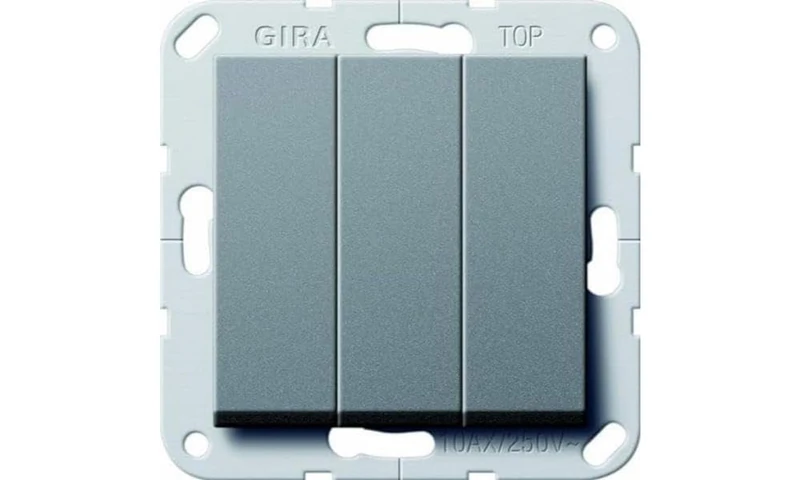 Gira System 55 284428 Switch 3-Way 1-Pin Anthracite