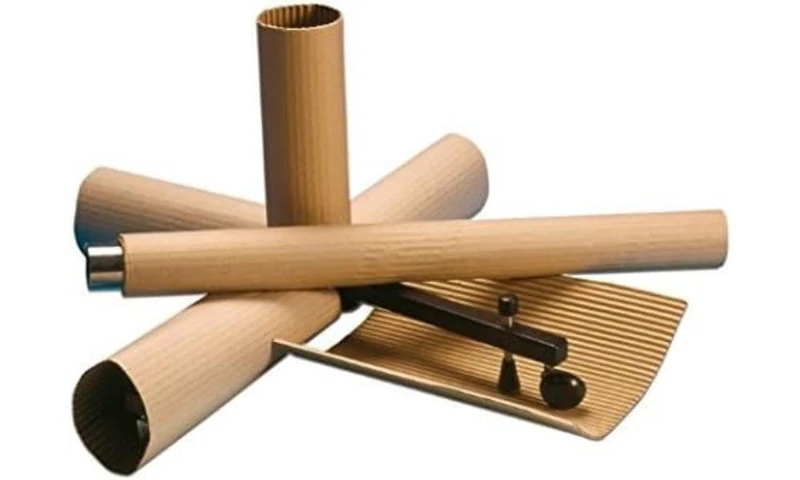 Masterline 16417 1000 mm x 220 m Ribbed Pure Kraft Roll