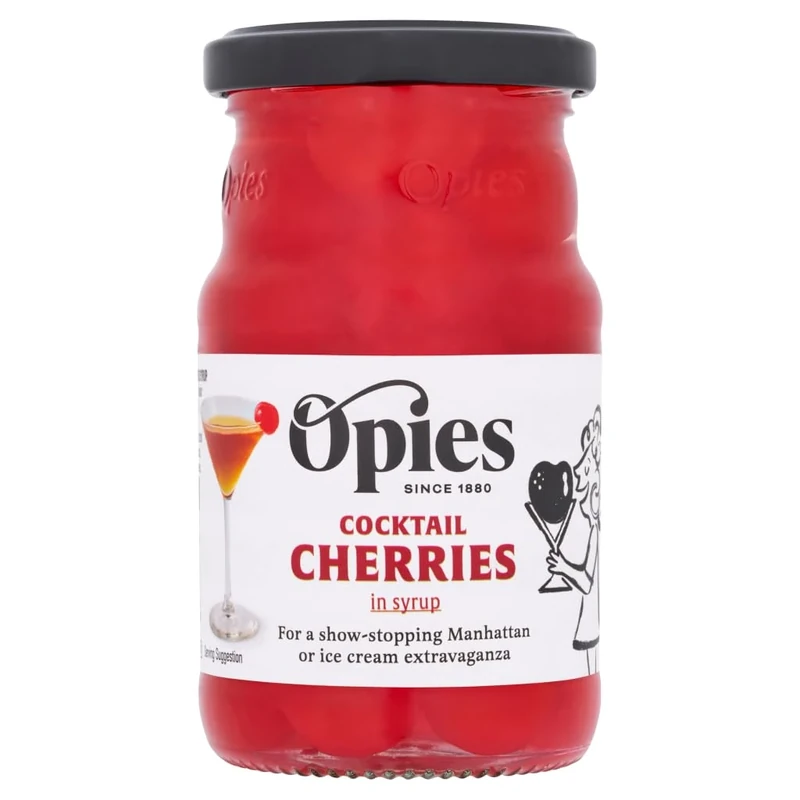 Opies Cocktail Cherries, Maraschino, 225g