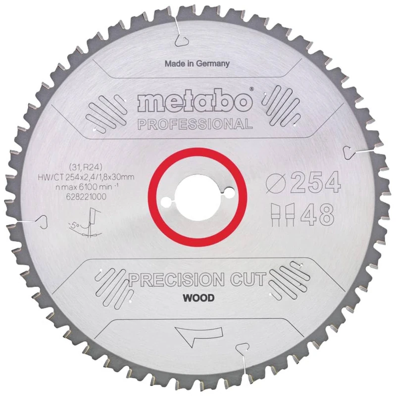 Hoja de Sierra "Precision Cut Wood - Professional", 305x30, D48 DI 5° neg. (628227000)