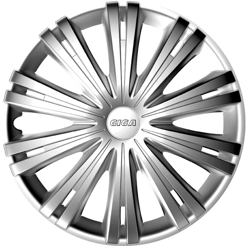 AutoStyle Set of 4 wheel covers Giga 15-inch silver