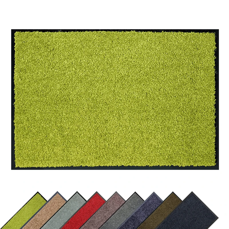 ASTRA Dirt Trapper Mat - Washable Doormat - Robust - Durable Doormat - Indoor Use - Green - 60 x 180 cm
